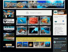Tablet Screenshot of freeunderwaterimages.com